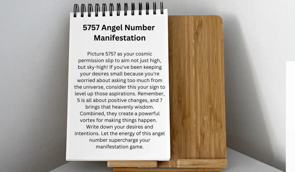 5757 Angel Number Meaning in Manifestation