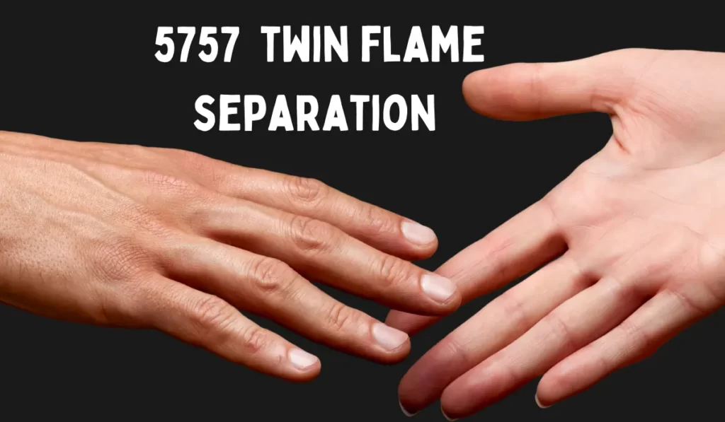 5757 angel number twin flame separation