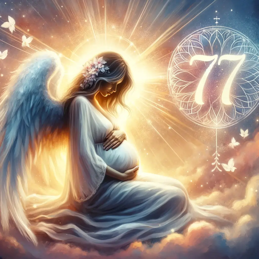 77 angel number pregnancy
